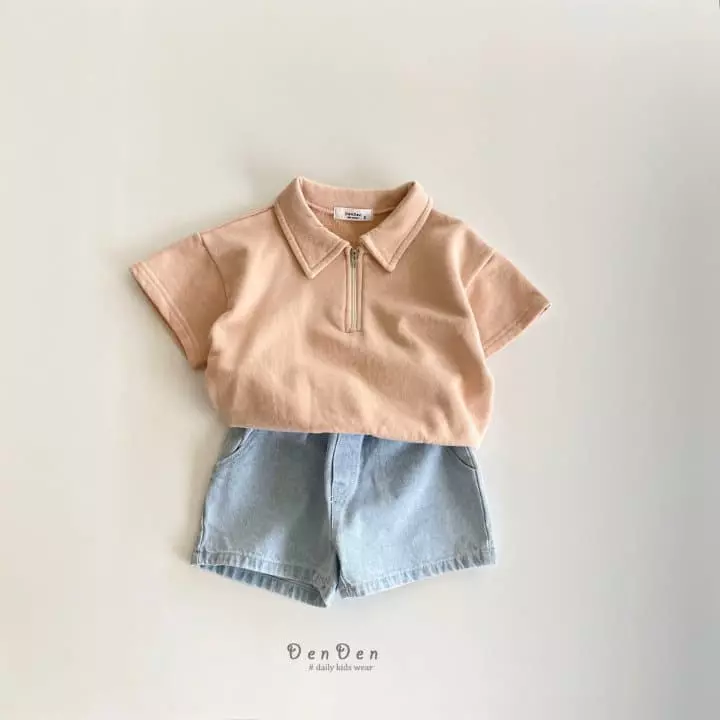 Denden - Korean Children Fashion - #magicofchildhood - Onder Denim Shorts - 6