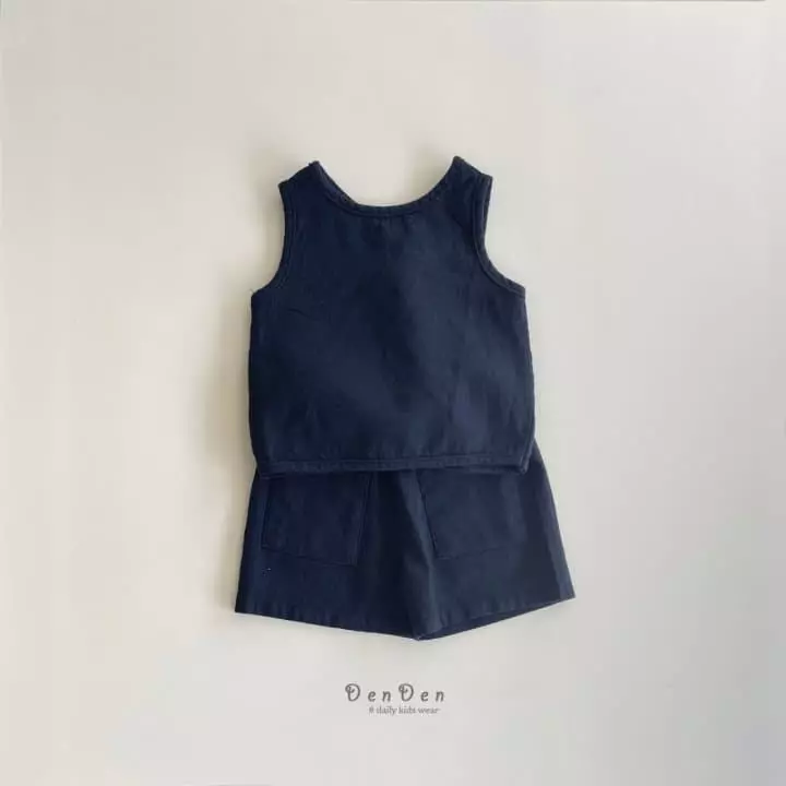 Denden - Korean Children Fashion - #magicofchildhood - Cross Sleeveless