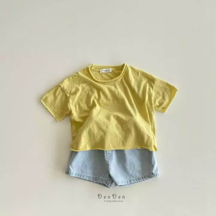 Denden - Korean Children Fashion - #minifashionista - Onder Denim Shorts - 7