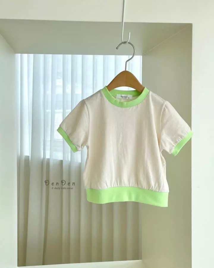 Denden - Korean Children Fashion - #minifashionista - Together Color Tee - 3