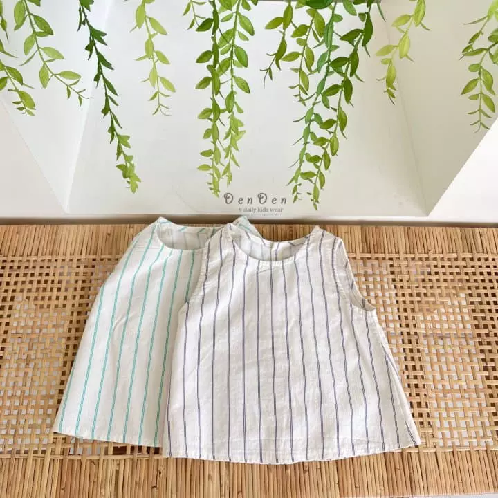 Denden - Korean Children Fashion - #minifashionista - Jul Line Sleeveless