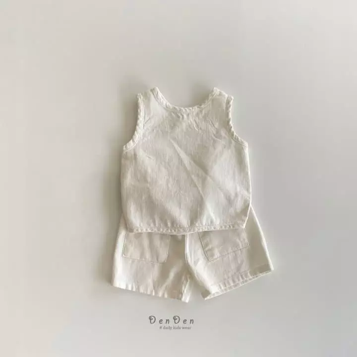 Denden - Korean Children Fashion - #minifashionista - Linen Pocket Shorts - 10