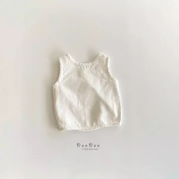 Denden - Korean Children Fashion - #stylishchildhood - Cross Sleeveless - 6