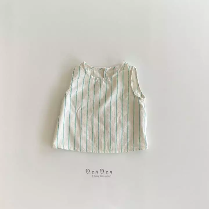 Denden - Korean Children Fashion - #stylishchildhood - Jul Line Sleeveless - 5