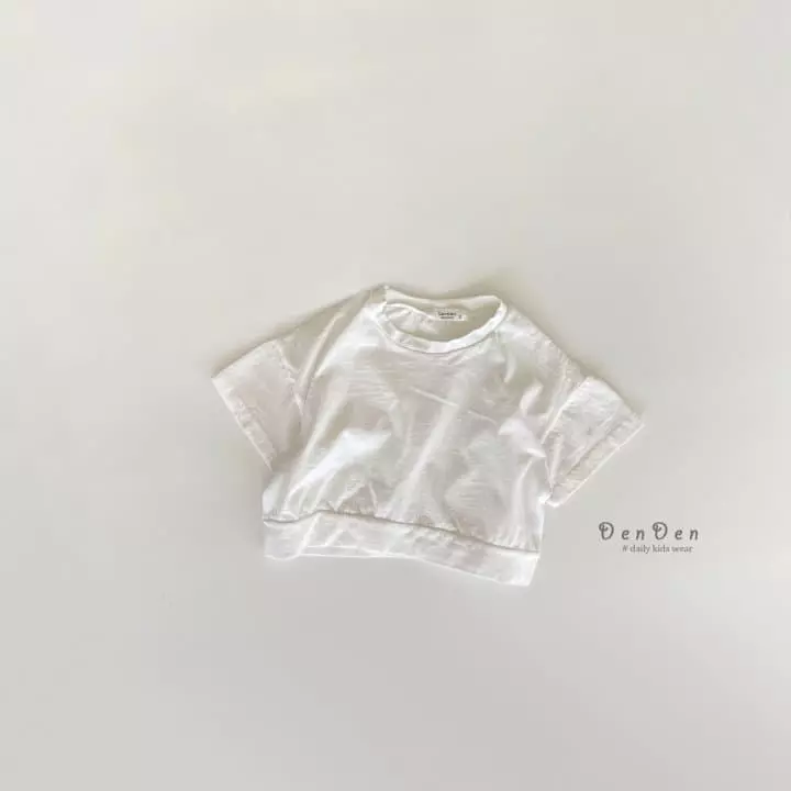 Denden - Korean Children Fashion - #toddlerclothing - Something Crop Tee - 2