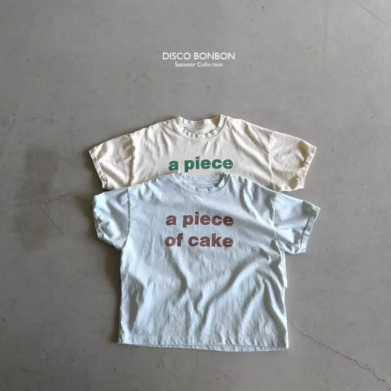 Disco Bonbon - Korean Children Fashion - #toddlerclothing - Cake Tee