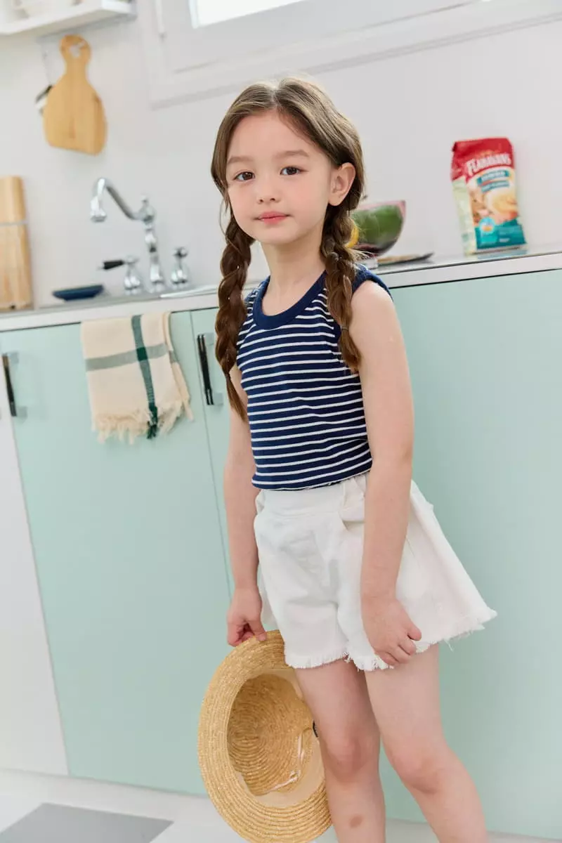Dore Dore - Korean Children Fashion - #Kfashion4kids - Loui Rib Sleeveless - 6