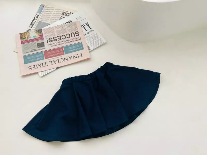 Dore Dore - Korean Children Fashion - #designkidswear - Some Frea Water Skirt Black Navy - 5