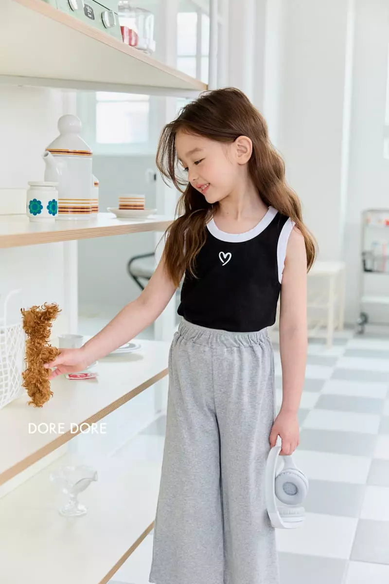 Dore Dore - Korean Children Fashion - #magicofchildhood - Color Heart Sleeveless Tee - 11