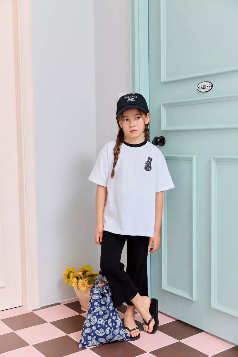 Dore Dore - Korean Children Fashion - #prettylittlegirls - Three Rabbit Tee - 11
