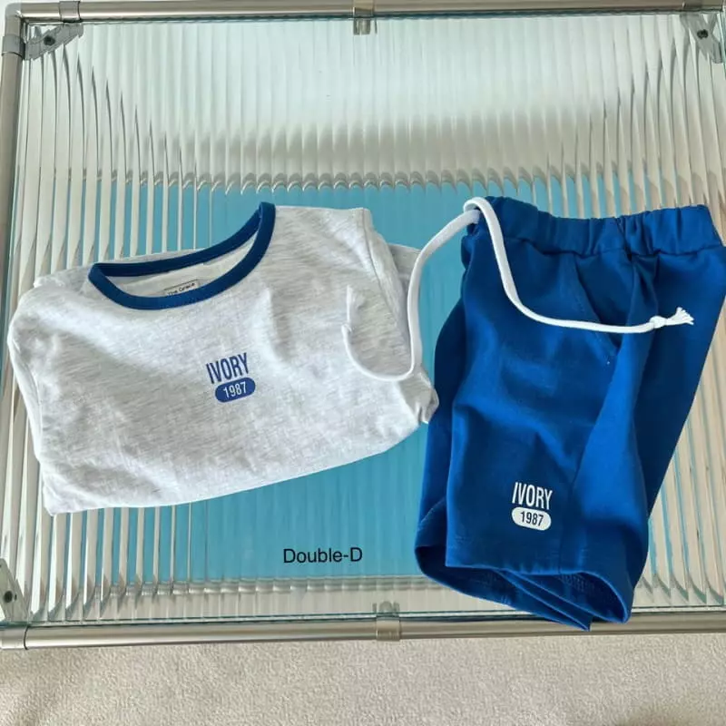 Doubled - Korean Children Fashion - #Kfashion4kids - 1987 Top Bottom Set - 2