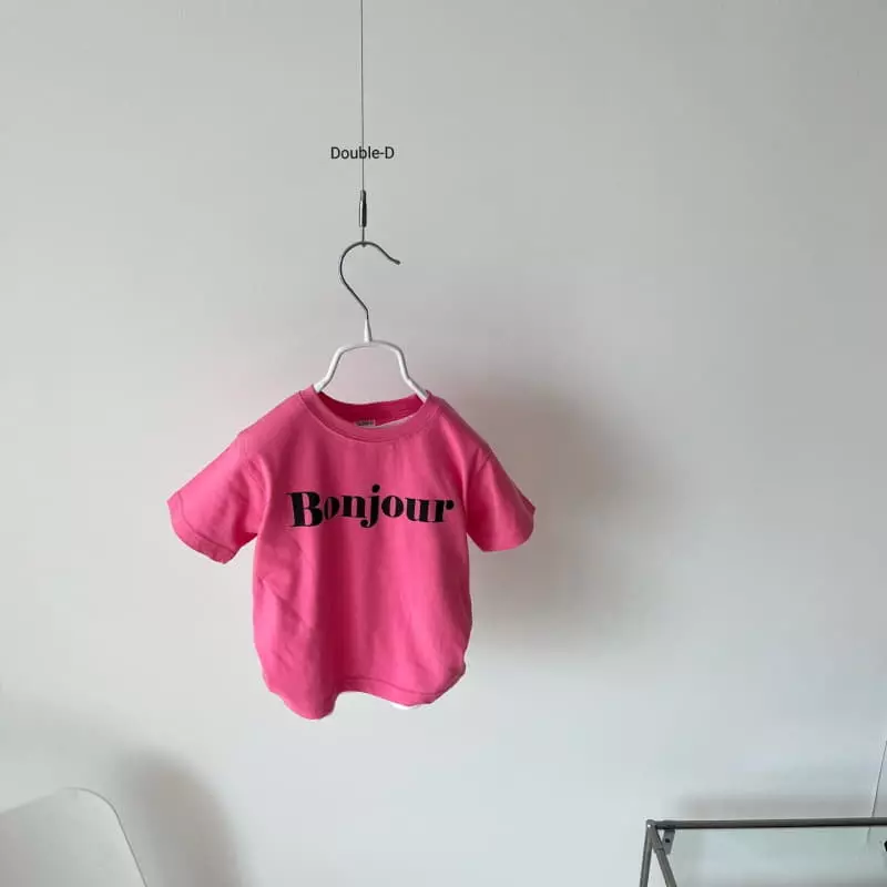 Doubled - Korean Children Fashion - #kidsshorts - Bon Jour Tee - 7