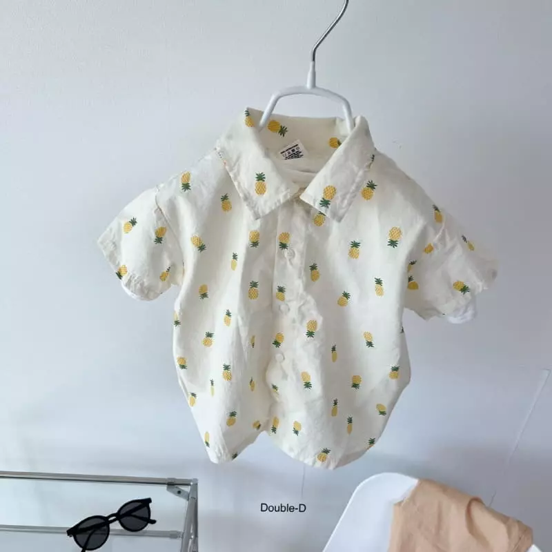 Doubled - Korean Children Fashion - #kidsshorts - Pineapple Shirt - 2