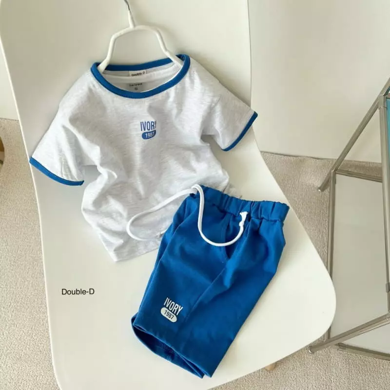 Doubled - Korean Children Fashion - #kidzfashiontrend - 1987 Top Bottom Set