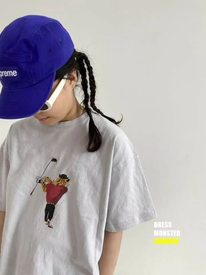 Dress Monster - Korean Junior Fashion - #Kfashion4kids - Vintage Golf Tee - 5