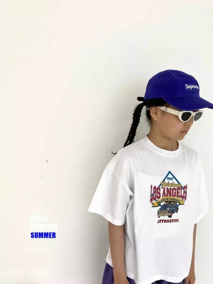 Dress Monster - Korean Junior Fashion - #childofig - Vintage Car Tee - 9