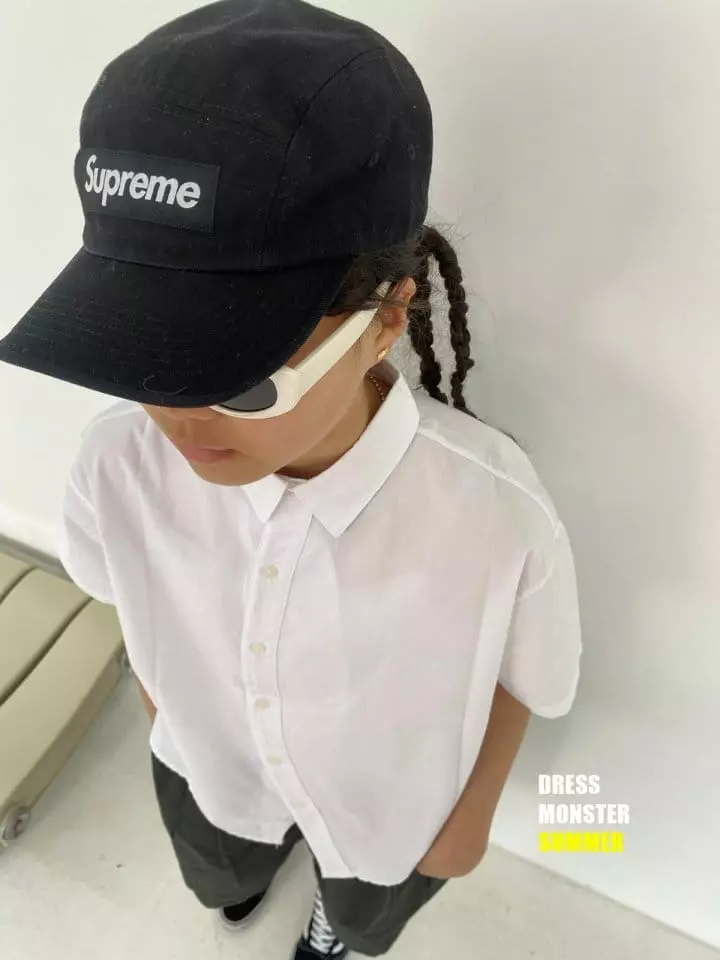 Dress Monster - Korean Junior Fashion - #childofig - Curved Shirt - 8