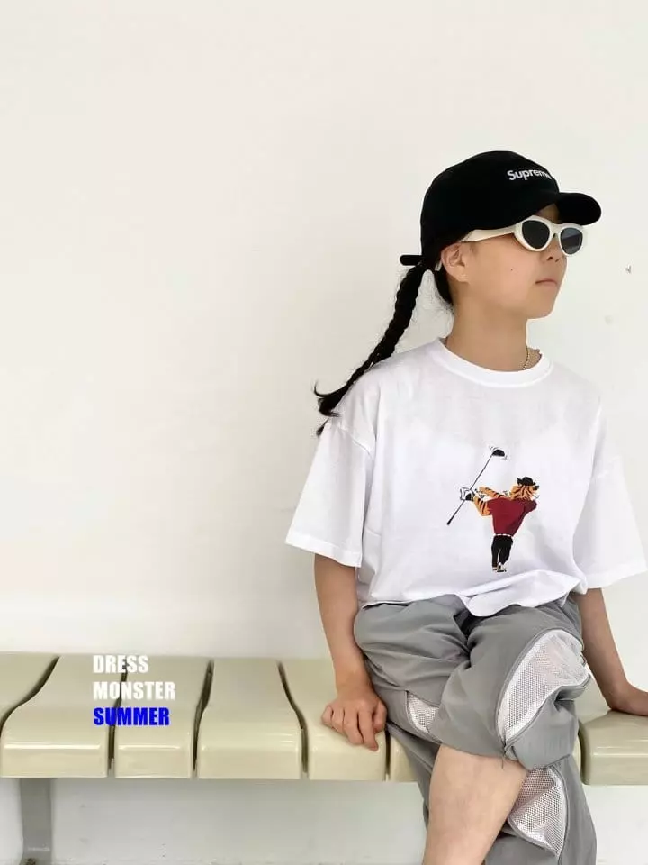 Dress Monster - Korean Junior Fashion - #kidsstore - Vintage Golf Tee - 4