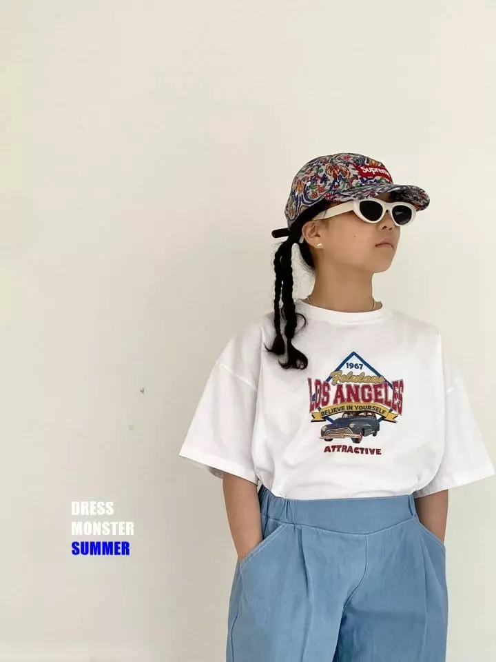 Dress Monster - Korean Junior Fashion - #Kfashion4kids - Vintage Car Tee - 4