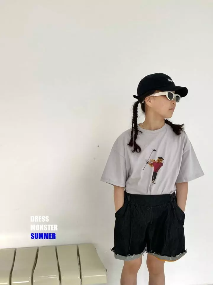 Dress Monster - Korean Junior Fashion - #magicofchildhood - Vintage Golf Tee - 7