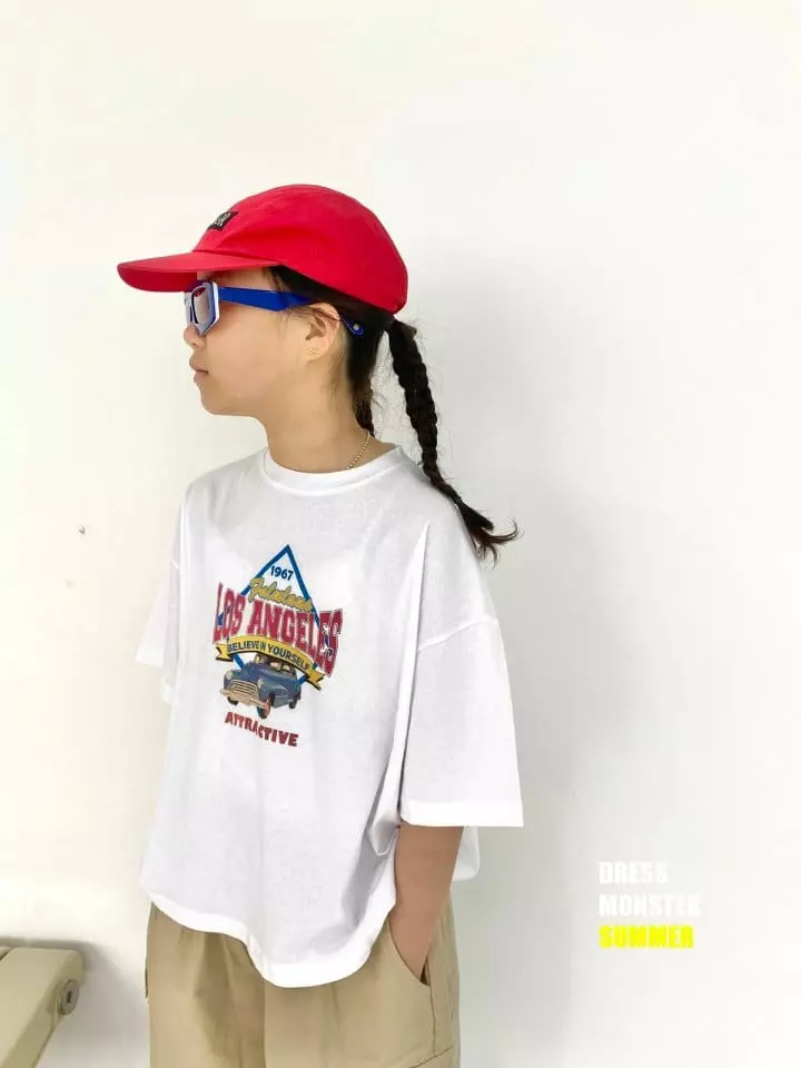 Dress Monster - Korean Junior Fashion - #magicofchildhood - Vintage Car Tee - 5