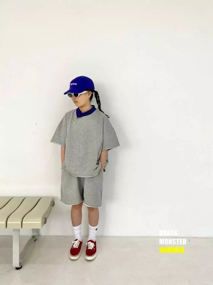 Dress Monster - Korean Junior Fashion - #prettylittlegirls - PK Top Bottom Set - 2