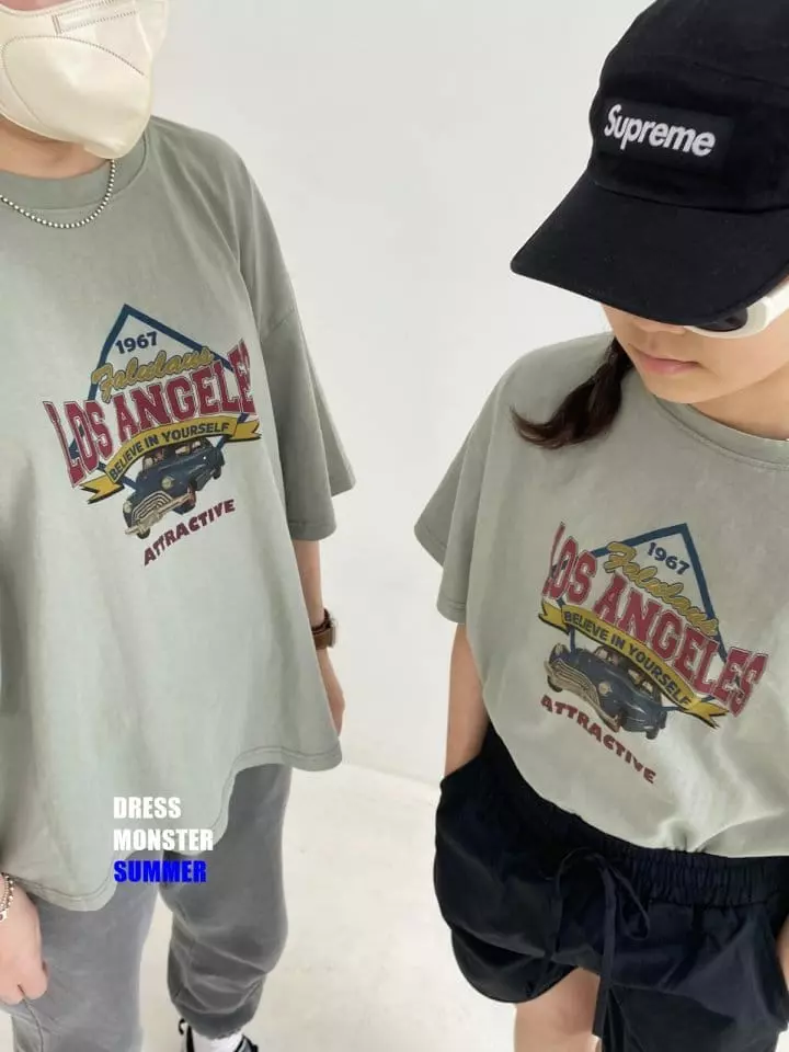 Dress Monster - Korean Women Fashion - #womensfashion - Vintage Car Tee Mom - 11