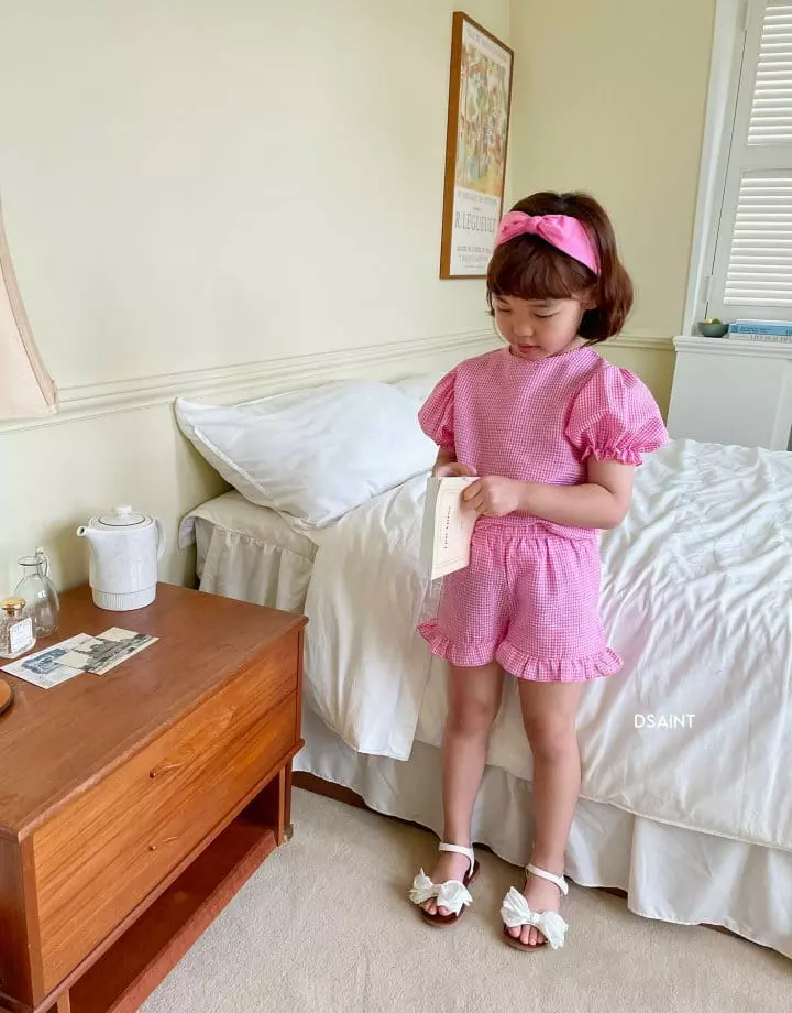 Dsaint - Korean Children Fashion - #childofig - Pretty Top Bottom Set - 8