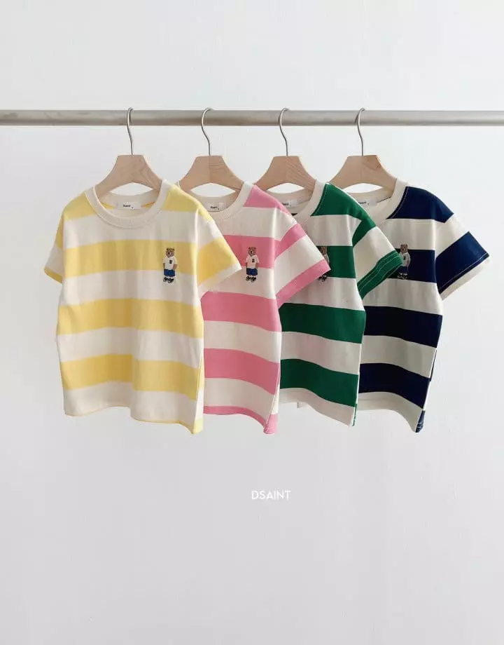 Dsaint - Korean Children Fashion - #childofig - Denggang Bear Tee - 12