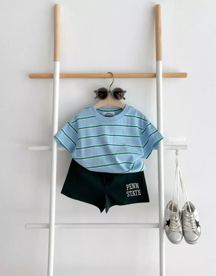 Dsaint - Korean Children Fashion - #childofig - Multi Stripes Tee - 12