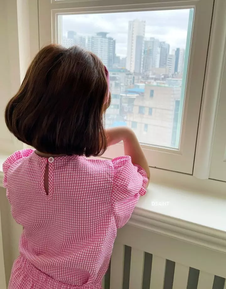 Dsaint - Korean Children Fashion - #childrensboutique - Pretty Top Bottom Set - 9