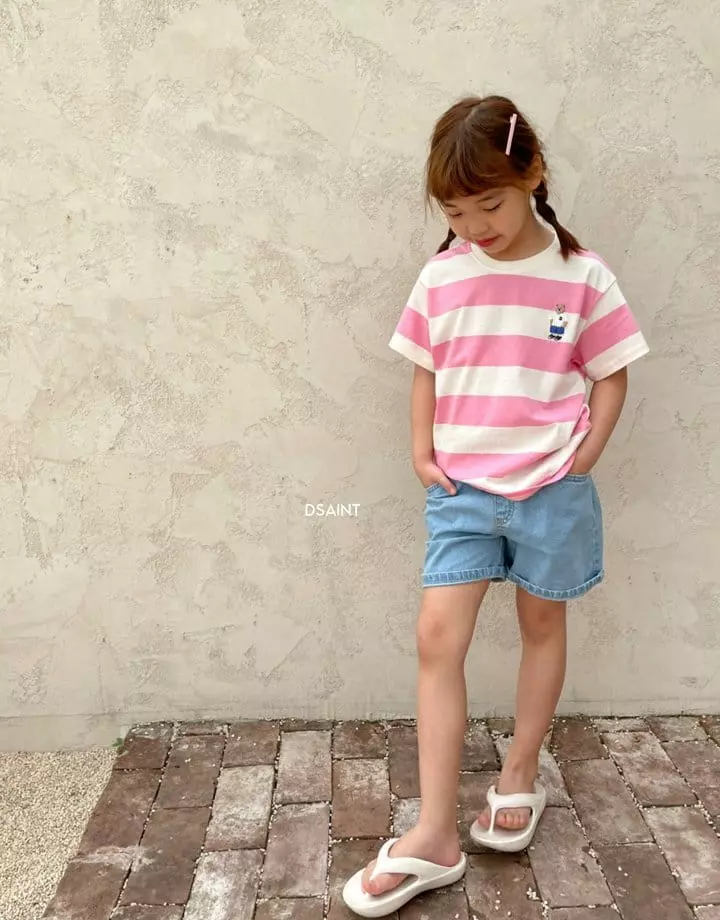 Dsaint - Korean Children Fashion - #fashionkids - Denggang Bear Tee - 3