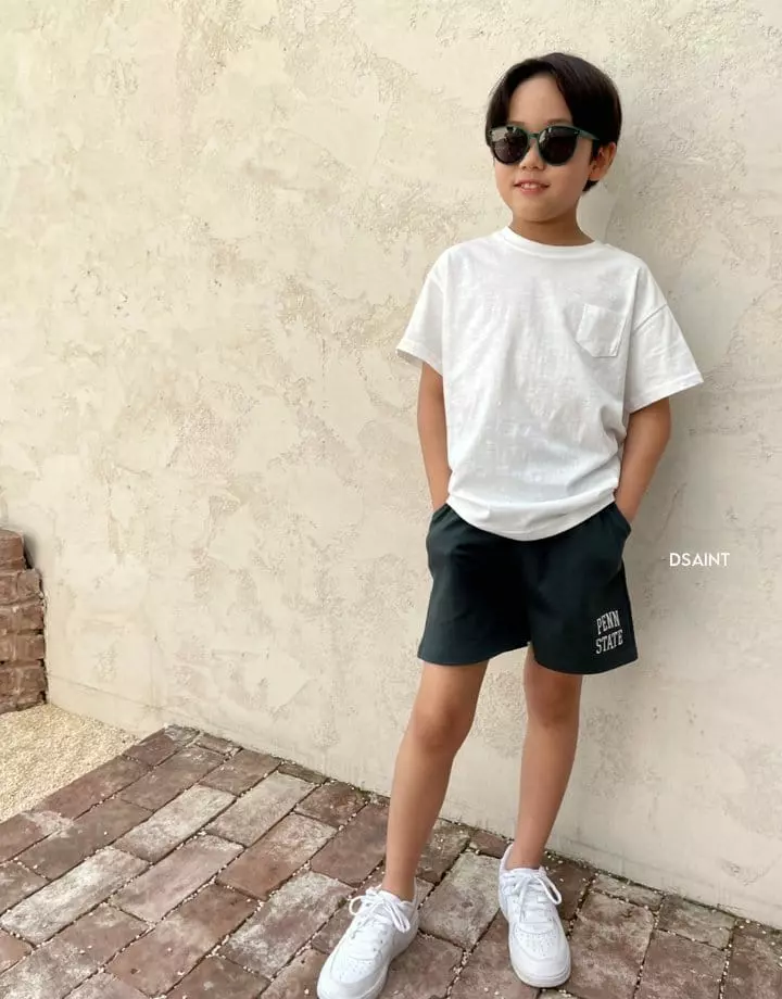 Dsaint - Korean Children Fashion - #kidsstore - Slav Pocket Tee - 8