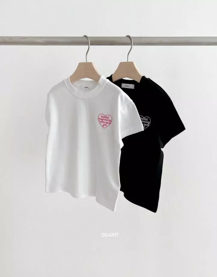 Dsaint - Korean Children Fashion - #kidzfashiontrend - Beginning Heart Tee - 8