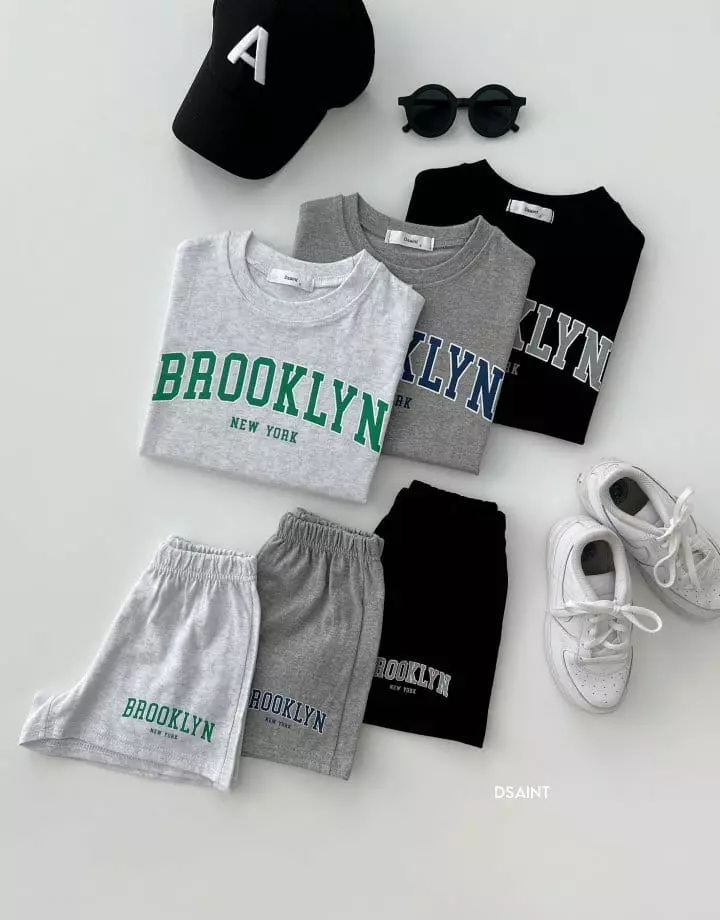 Dsaint - Korean Children Fashion - #littlefashionista - Brock Top Bottom Set - 2