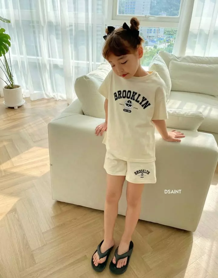 Dsaint - Korean Children Fashion - #magicofchildhood - Bear Brok Top Bottom Set - 8