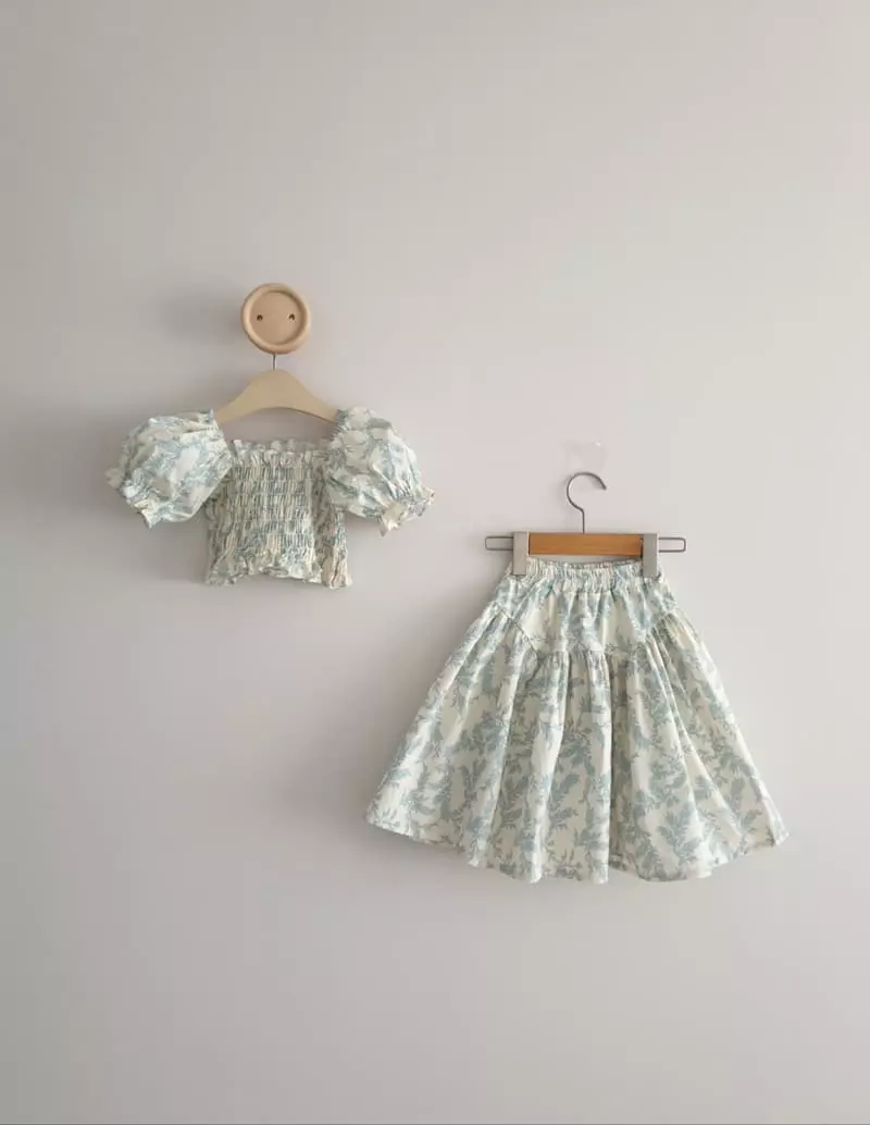 Eclair - Korean Children Fashion - #kidsstore - Fran Top Bottom Set - 3