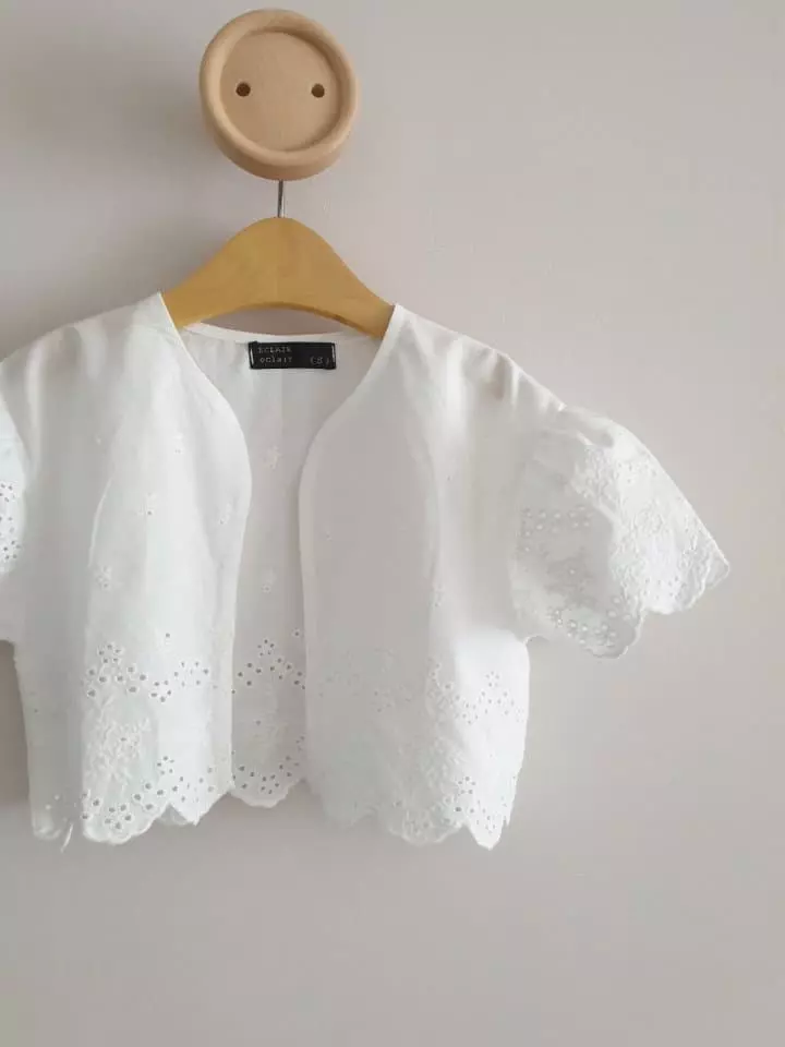 Eclair - Korean Children Fashion - #littlefashionista - Eyelet Borelo - 4