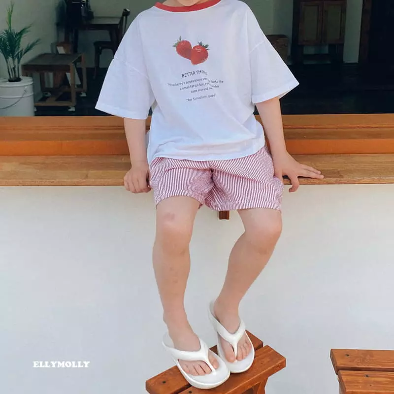 Ellymolly - Korean Children Fashion - #todddlerfashion - Fruit Tee - 8