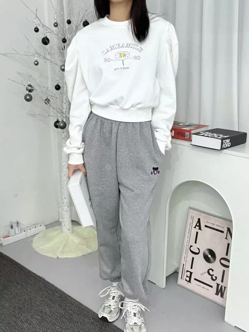 Eve - Korean Women Fashion - #womensfashion - Flower Puff Tee - 4