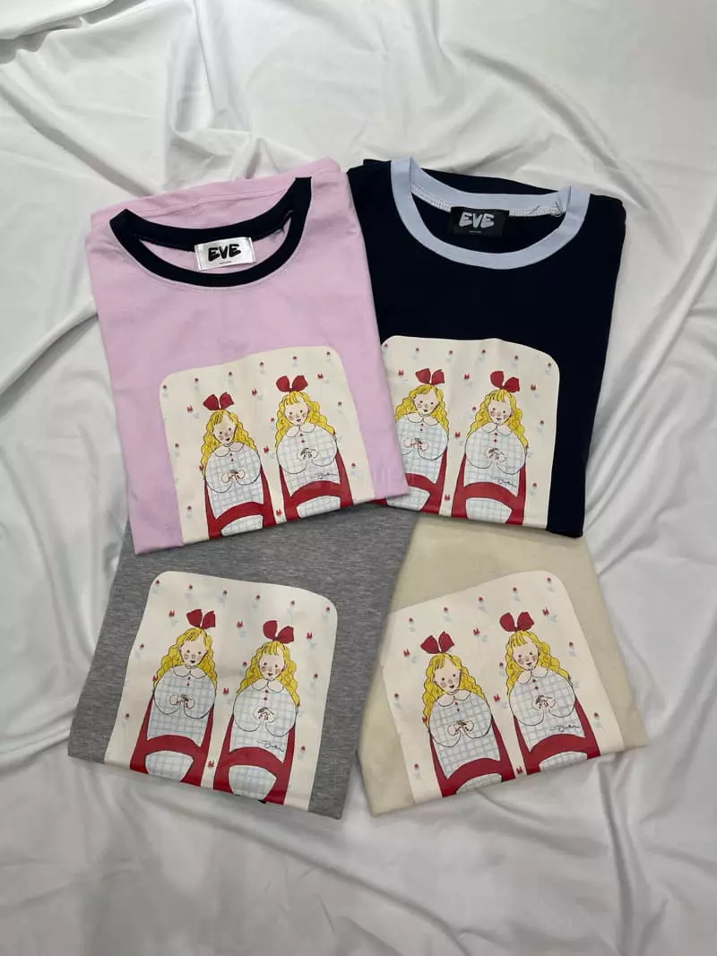 Eve - Korean Women Fashion - #restrostyle - Shoes Girl Tee - 5