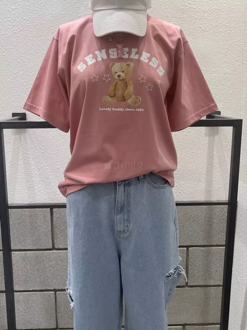 Eve - Korean Women Fashion - #restrostyle - Séance Bear Tee - 3