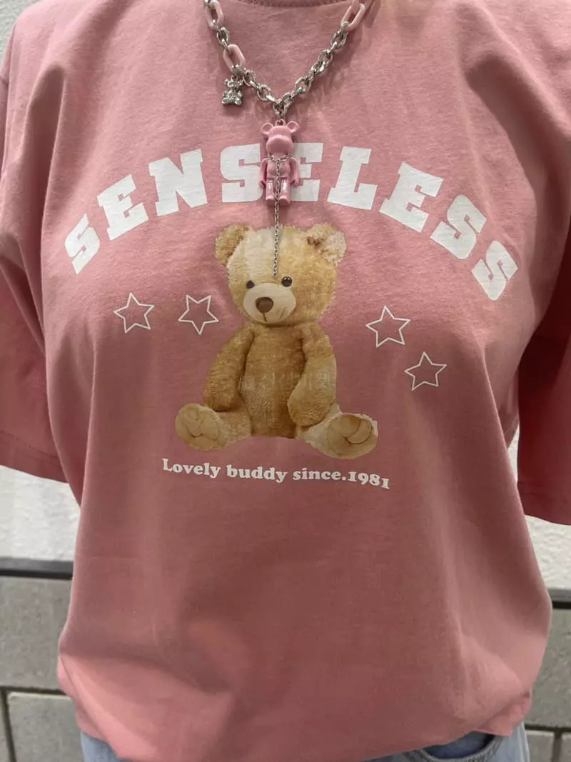 Eve - Korean Women Fashion - #restrostyle - Séance Bear Tee - 4