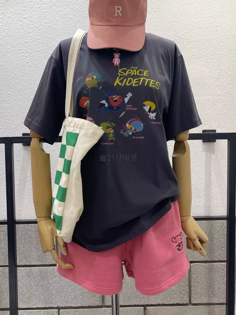 Eve - Korean Women Fashion - #vintageinspired - Space Tee