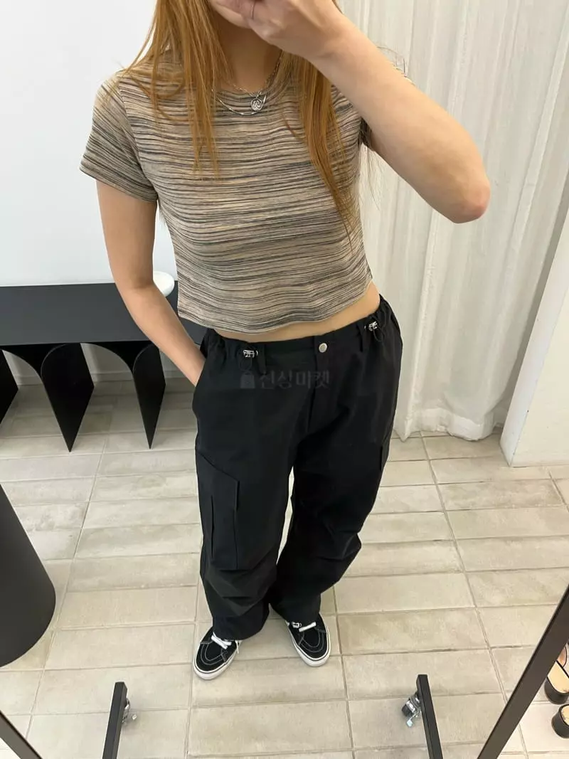 Flipar - Korean Women Fashion - #momslook - Sand Crop Tee - 10