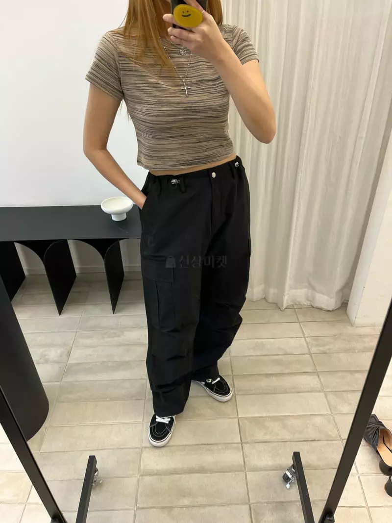 Flipar - Korean Women Fashion - #momslook - Sand Crop Tee - 12