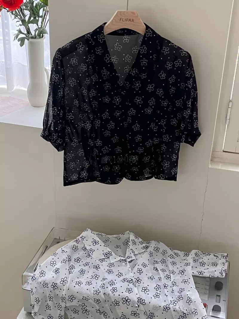 Flipar - Korean Women Fashion - #shopsmall - Flower Blouse - 11