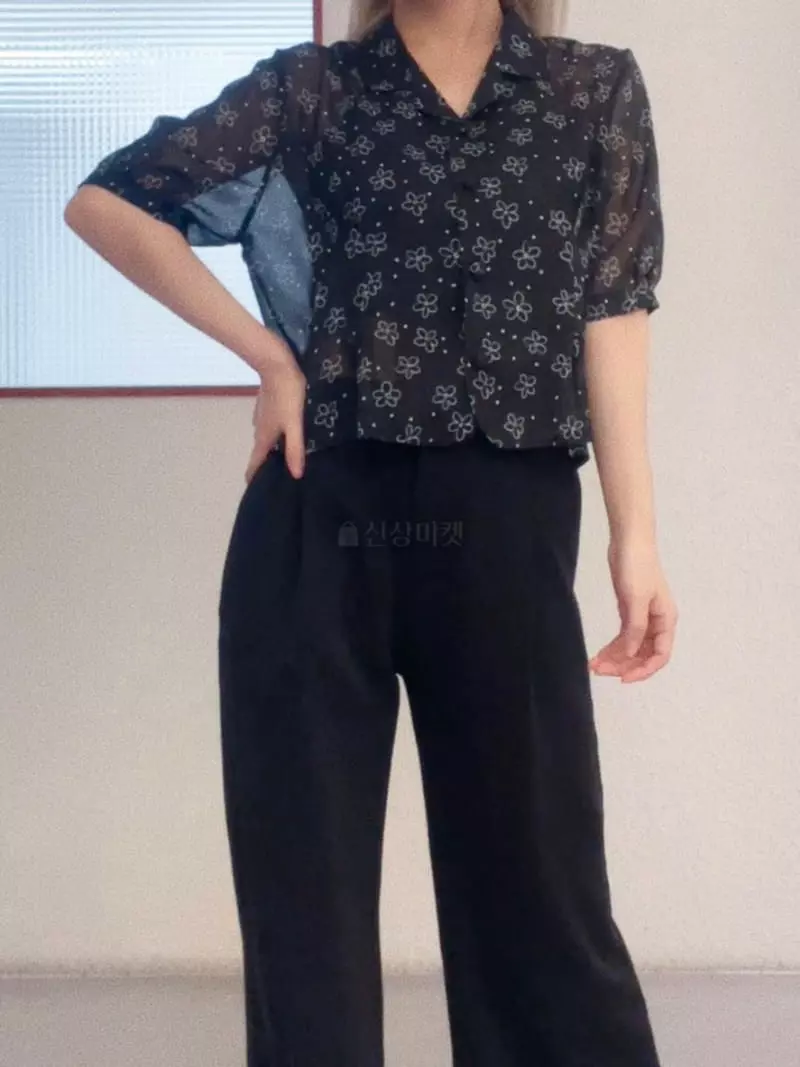 Flipar - Korean Women Fashion - #thatsdarling - Flower Blouse - 12