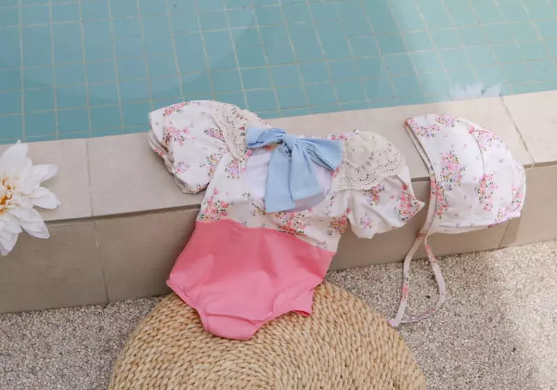 Flo - Korean Baby Fashion - #babygirlfashion - Rorens Bebe Swimsuit - 9