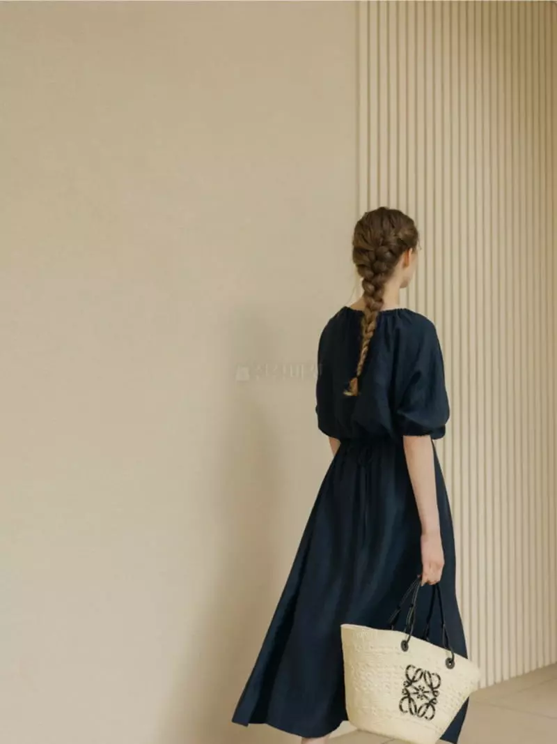 Floaty - Korean Women Fashion - #womensfashion - Linen Off Blouse - 4